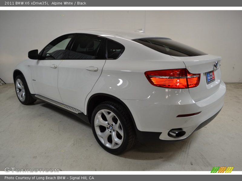 Alpine White / Black 2011 BMW X6 xDrive35i
