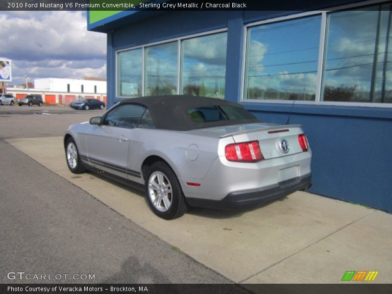 Sterling Grey Metallic / Charcoal Black 2010 Ford Mustang V6 Premium Convertible