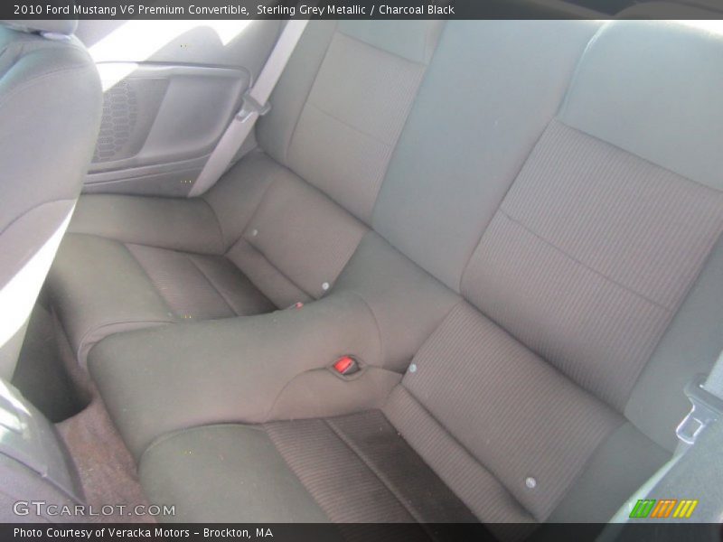 Sterling Grey Metallic / Charcoal Black 2010 Ford Mustang V6 Premium Convertible