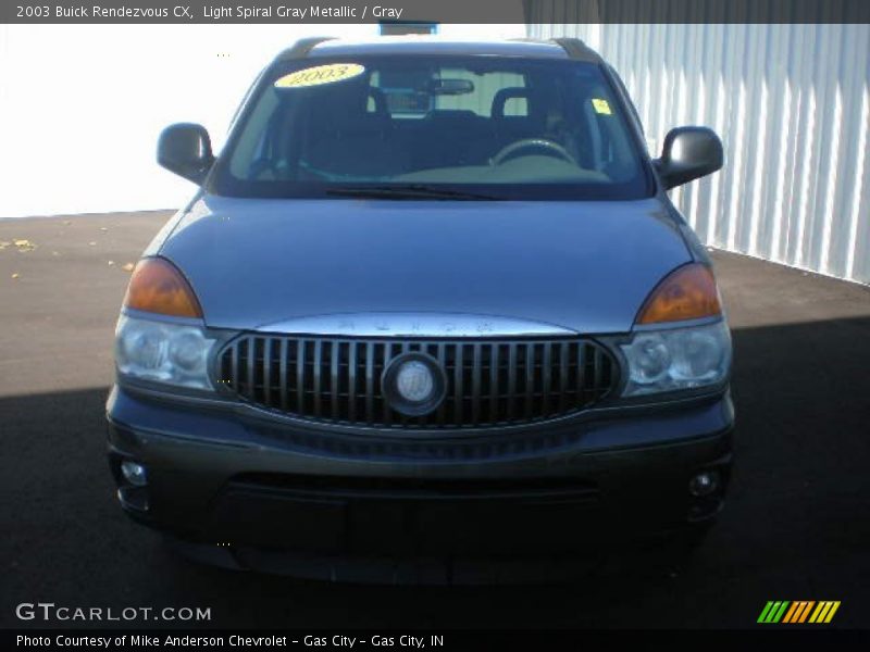 Light Spiral Gray Metallic / Gray 2003 Buick Rendezvous CX