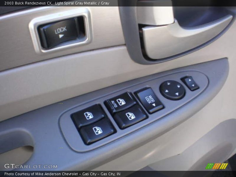 Light Spiral Gray Metallic / Gray 2003 Buick Rendezvous CX