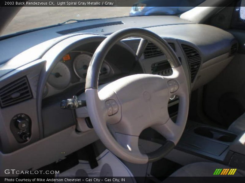 Light Spiral Gray Metallic / Gray 2003 Buick Rendezvous CX