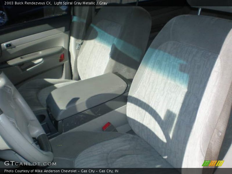 Light Spiral Gray Metallic / Gray 2003 Buick Rendezvous CX