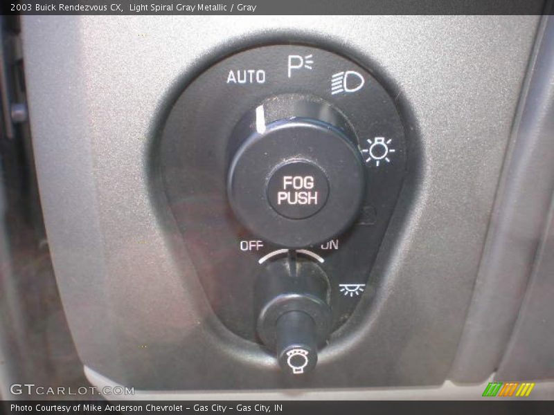 Light Spiral Gray Metallic / Gray 2003 Buick Rendezvous CX
