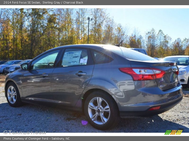 Sterling Gray / Charcoal Black 2014 Ford Focus SE Sedan