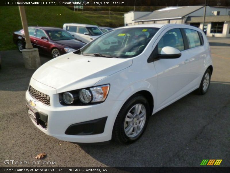 Summit White / Jet Black/Dark Titanium 2013 Chevrolet Sonic LT Hatch