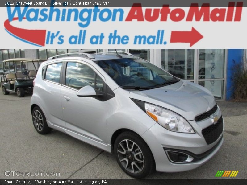 Silver Ice / Light Titanium/Silver 2013 Chevrolet Spark LT