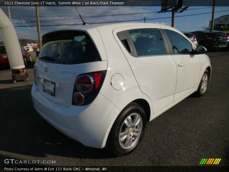 Summit White / Jet Black/Dark Titanium 2013 Chevrolet Sonic LT Hatch