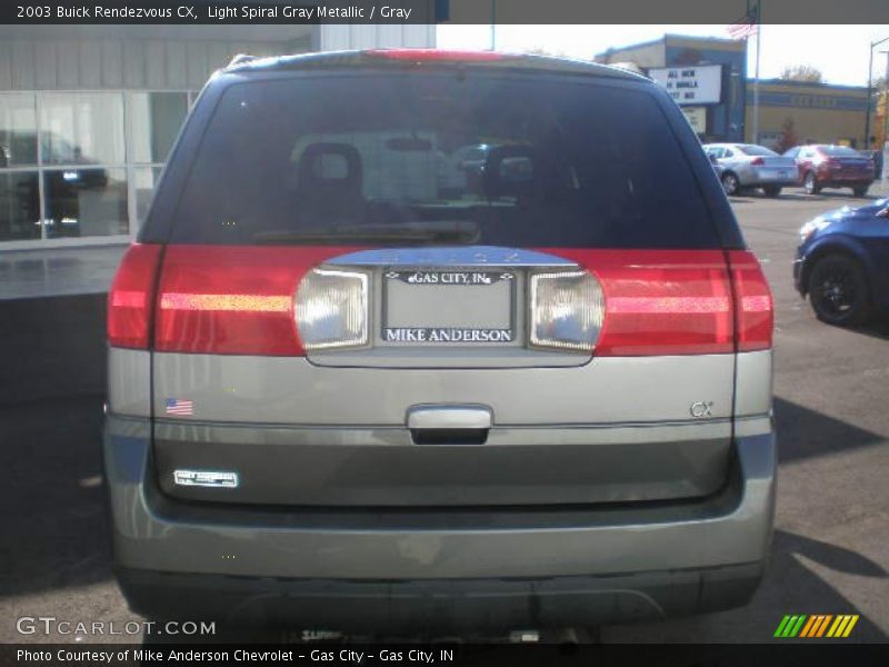 Light Spiral Gray Metallic / Gray 2003 Buick Rendezvous CX