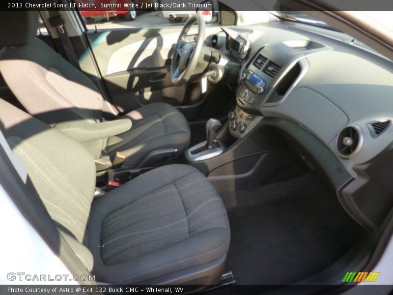 Summit White / Jet Black/Dark Titanium 2013 Chevrolet Sonic LT Hatch