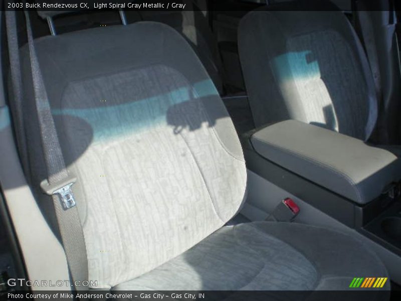 Light Spiral Gray Metallic / Gray 2003 Buick Rendezvous CX