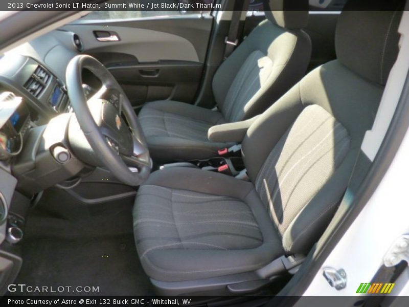 Summit White / Jet Black/Dark Titanium 2013 Chevrolet Sonic LT Hatch