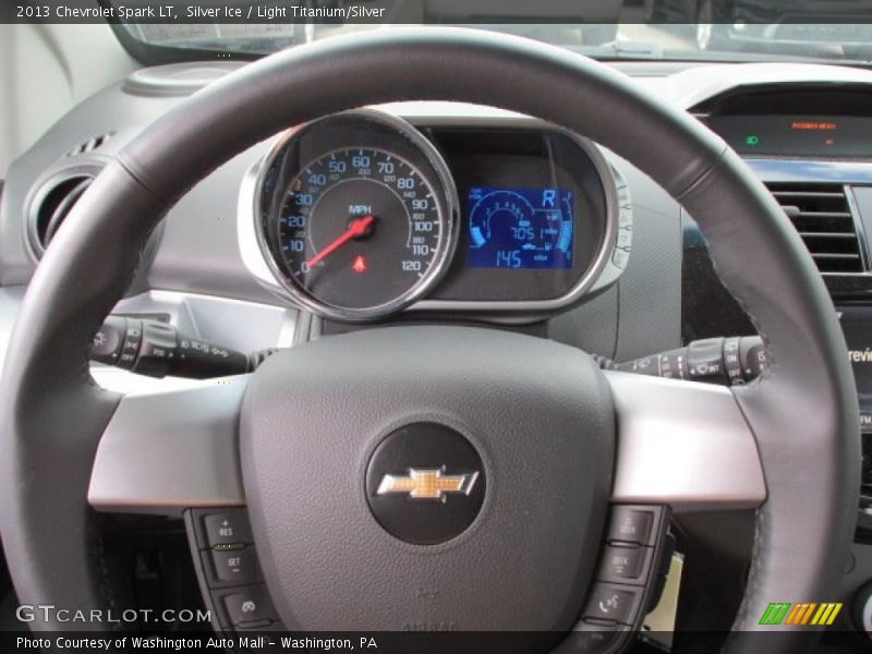 Silver Ice / Light Titanium/Silver 2013 Chevrolet Spark LT