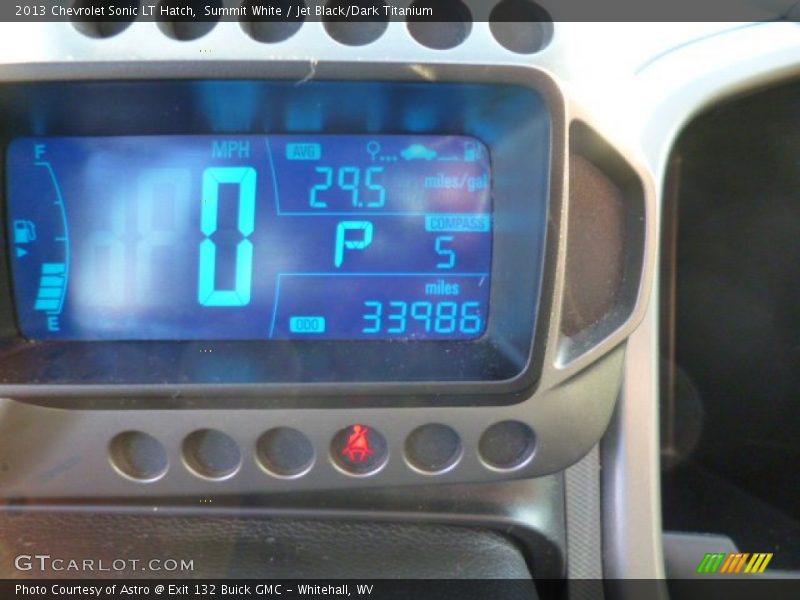 Summit White / Jet Black/Dark Titanium 2013 Chevrolet Sonic LT Hatch