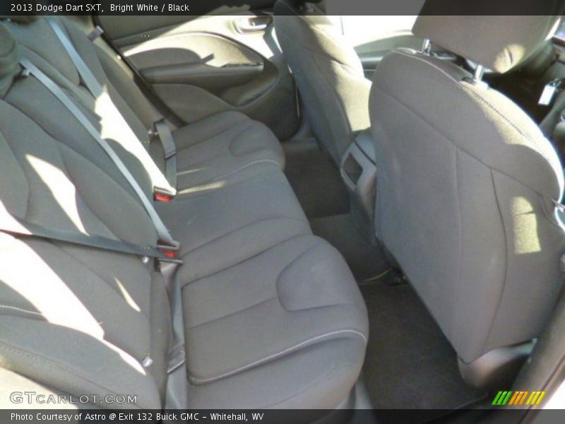 Bright White / Black 2013 Dodge Dart SXT