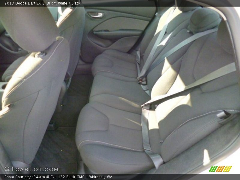 Bright White / Black 2013 Dodge Dart SXT