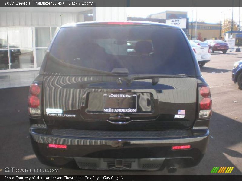 Black / Ebony 2007 Chevrolet TrailBlazer SS 4x4