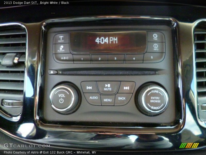Bright White / Black 2013 Dodge Dart SXT