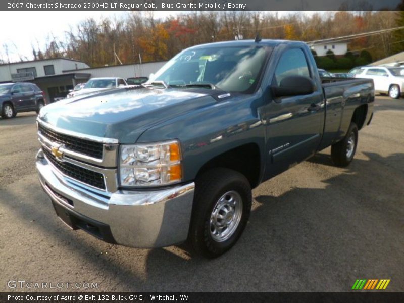 Blue Granite Metallic / Ebony 2007 Chevrolet Silverado 2500HD LT Regular Cab