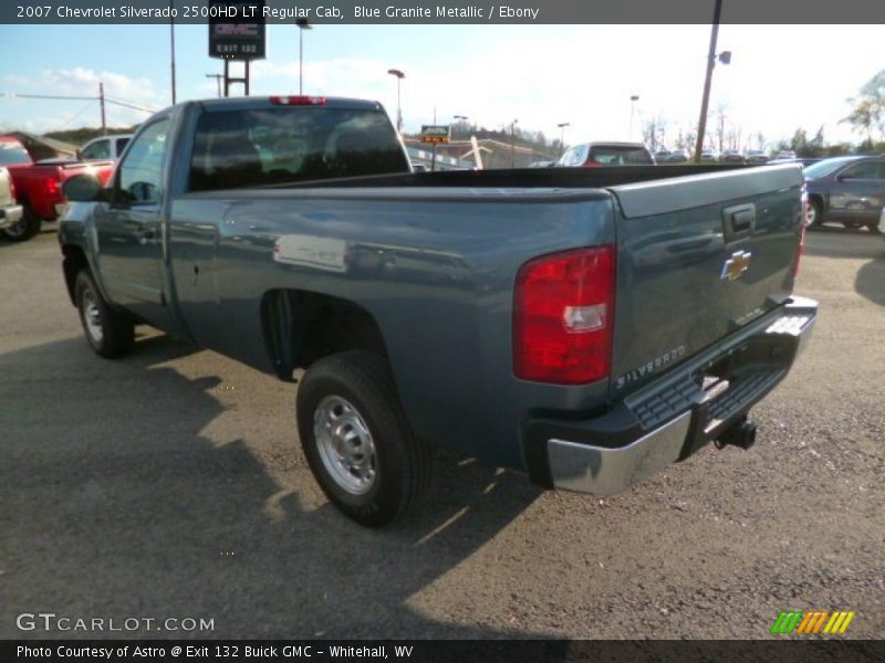 Blue Granite Metallic / Ebony 2007 Chevrolet Silverado 2500HD LT Regular Cab