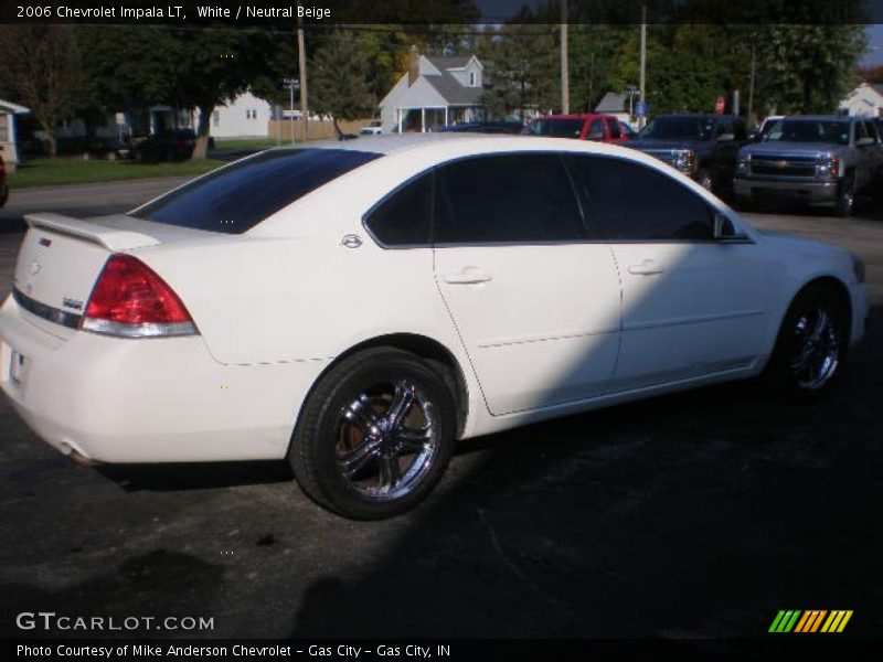 White / Neutral Beige 2006 Chevrolet Impala LT