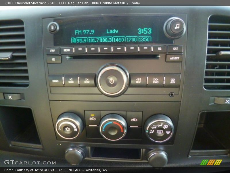 Blue Granite Metallic / Ebony 2007 Chevrolet Silverado 2500HD LT Regular Cab