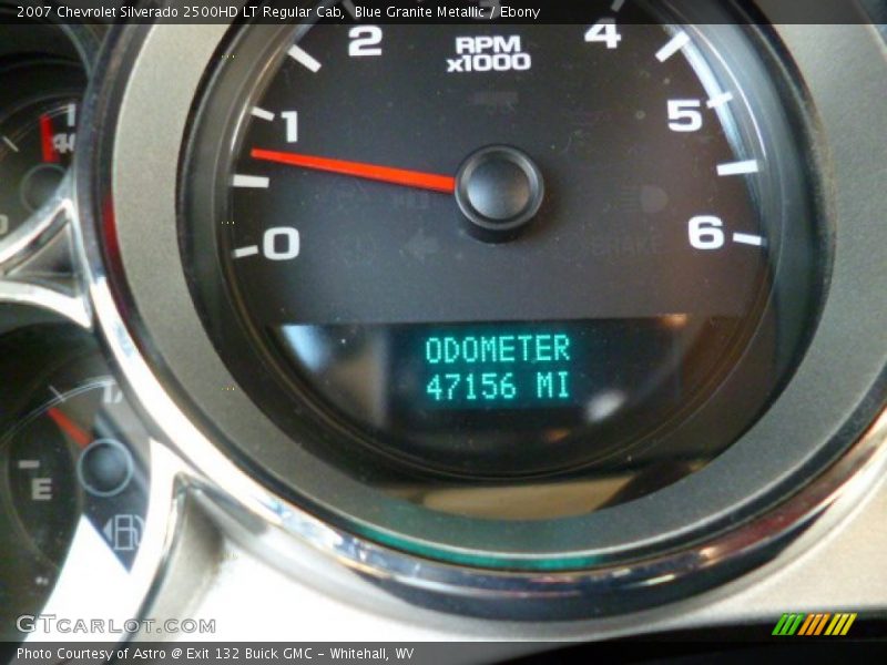 Blue Granite Metallic / Ebony 2007 Chevrolet Silverado 2500HD LT Regular Cab
