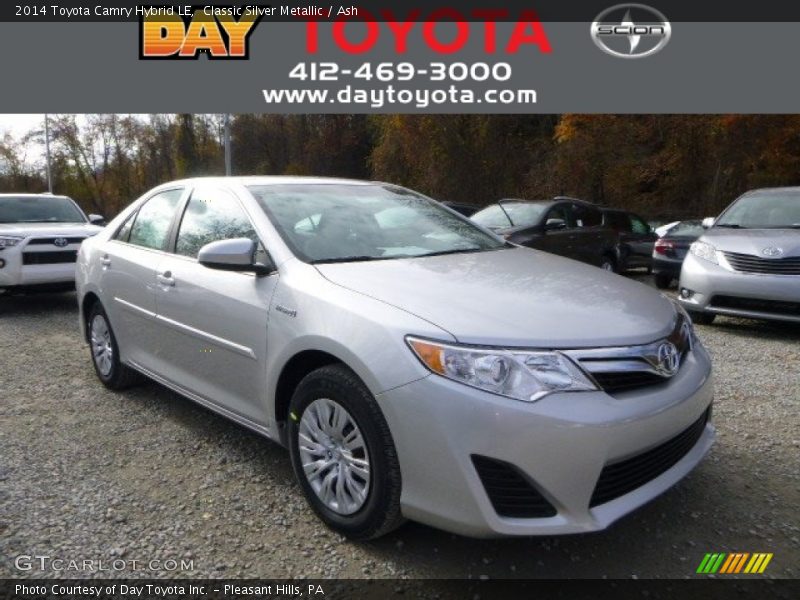 Classic Silver Metallic / Ash 2014 Toyota Camry Hybrid LE