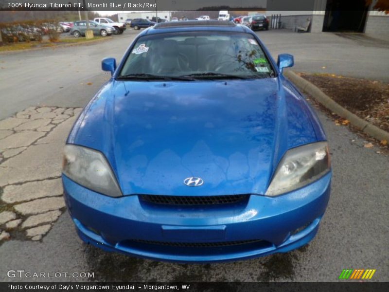 Moonlit Blue / Black/Red 2005 Hyundai Tiburon GT