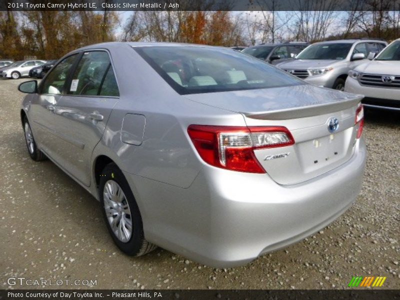 Classic Silver Metallic / Ash 2014 Toyota Camry Hybrid LE