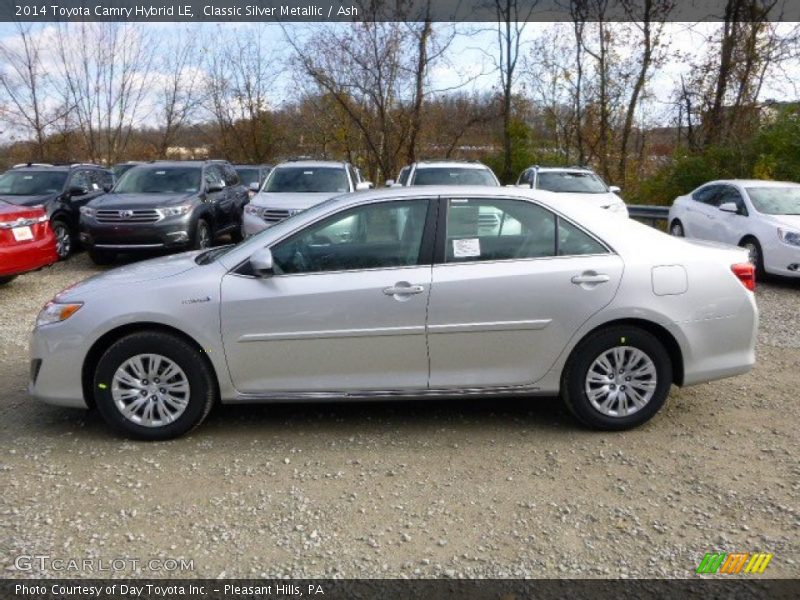 Classic Silver Metallic / Ash 2014 Toyota Camry Hybrid LE