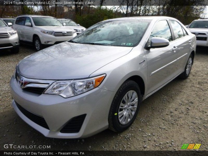 Classic Silver Metallic / Ash 2014 Toyota Camry Hybrid LE
