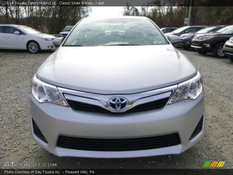 Classic Silver Metallic / Ash 2014 Toyota Camry Hybrid LE