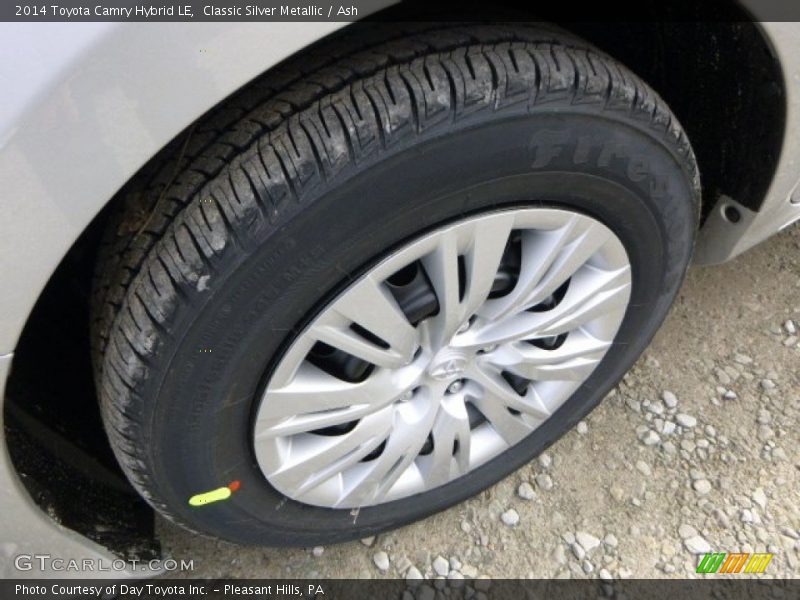 Classic Silver Metallic / Ash 2014 Toyota Camry Hybrid LE