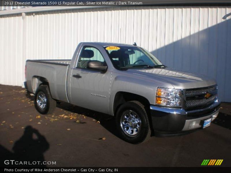 Silver Ice Metallic / Dark Titanium 2013 Chevrolet Silverado 1500 LS Regular Cab