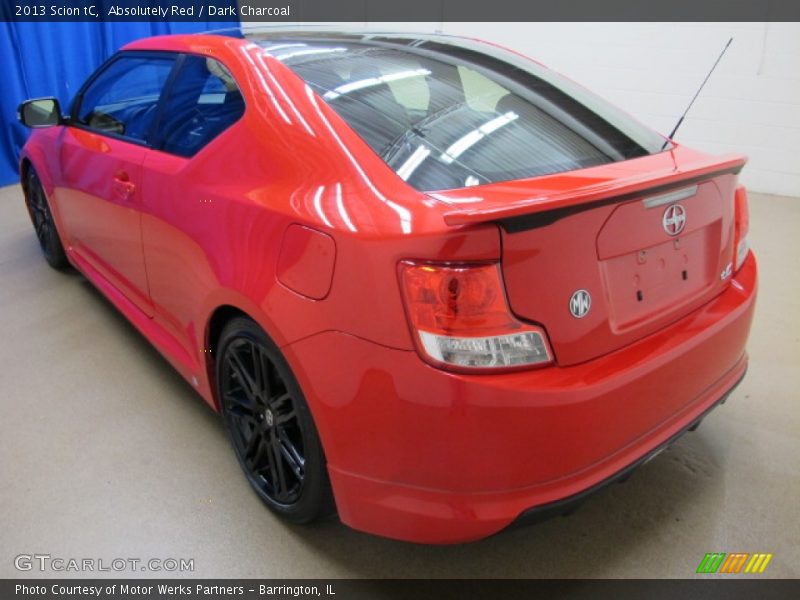 Absolutely Red / Dark Charcoal 2013 Scion tC