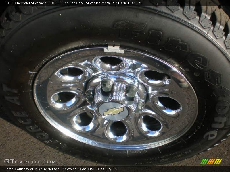 Silver Ice Metallic / Dark Titanium 2013 Chevrolet Silverado 1500 LS Regular Cab