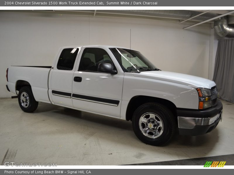 Summit White / Dark Charcoal 2004 Chevrolet Silverado 1500 Work Truck Extended Cab