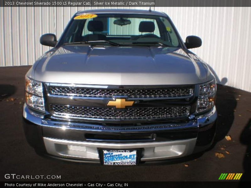 Silver Ice Metallic / Dark Titanium 2013 Chevrolet Silverado 1500 LS Regular Cab