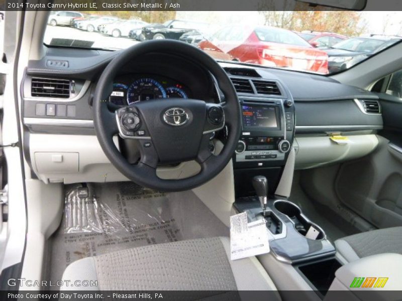 Classic Silver Metallic / Ash 2014 Toyota Camry Hybrid LE