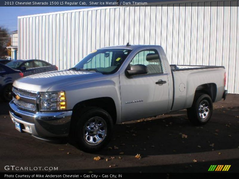 Silver Ice Metallic / Dark Titanium 2013 Chevrolet Silverado 1500 LS Regular Cab
