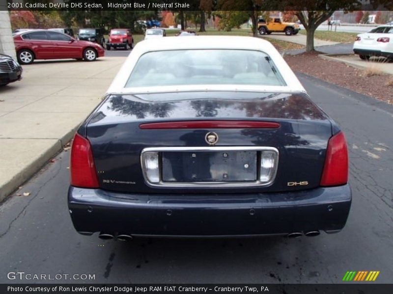 Midnight Blue / Neutral Shale 2001 Cadillac DeVille DHS Sedan