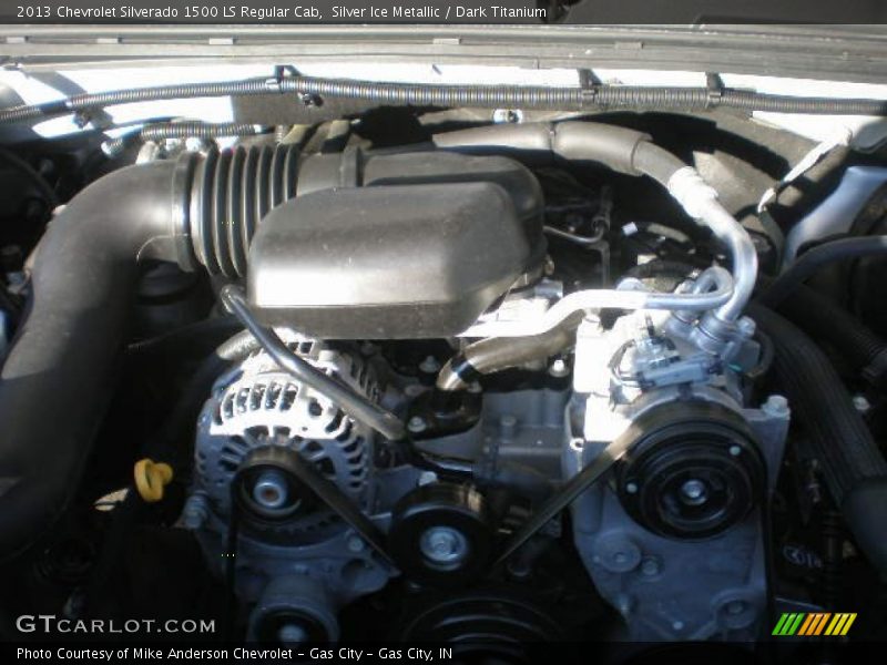 Silver Ice Metallic / Dark Titanium 2013 Chevrolet Silverado 1500 LS Regular Cab