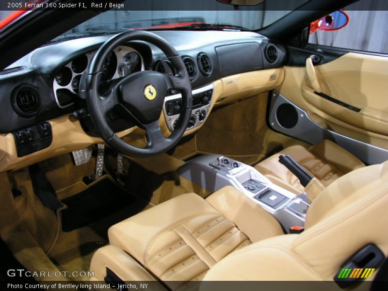 Beige Interior - 2005 360 Spider F1 