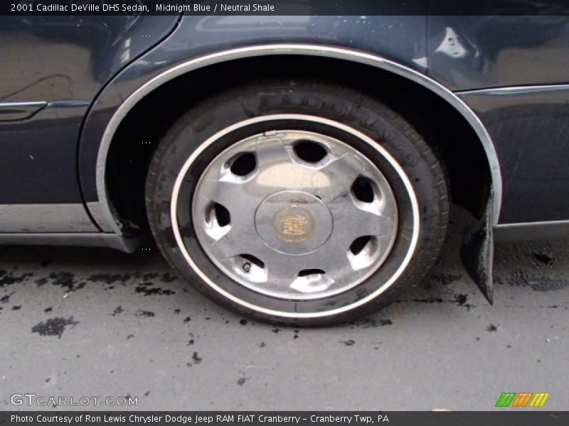 Midnight Blue / Neutral Shale 2001 Cadillac DeVille DHS Sedan