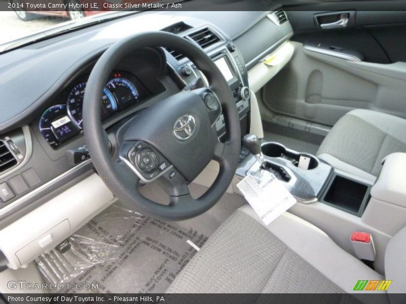 Classic Silver Metallic / Ash 2014 Toyota Camry Hybrid LE