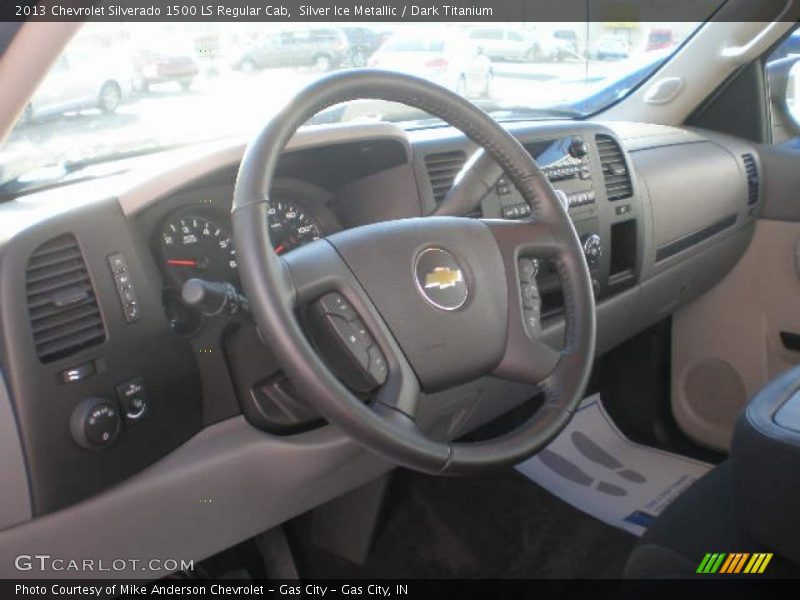 Silver Ice Metallic / Dark Titanium 2013 Chevrolet Silverado 1500 LS Regular Cab