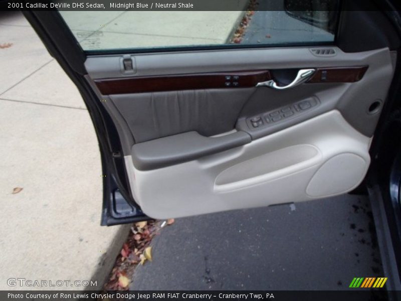 Midnight Blue / Neutral Shale 2001 Cadillac DeVille DHS Sedan