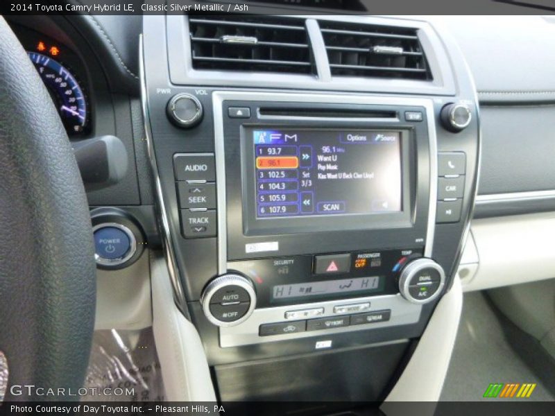 Classic Silver Metallic / Ash 2014 Toyota Camry Hybrid LE