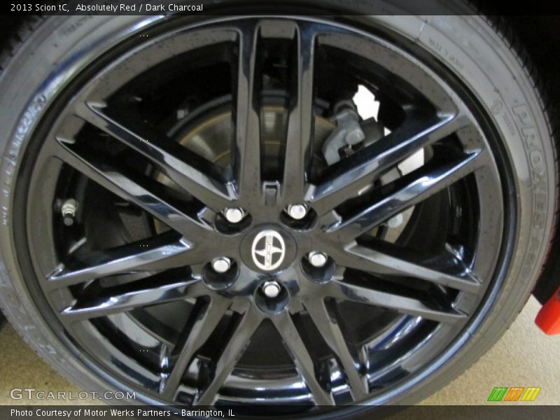 Absolutely Red / Dark Charcoal 2013 Scion tC